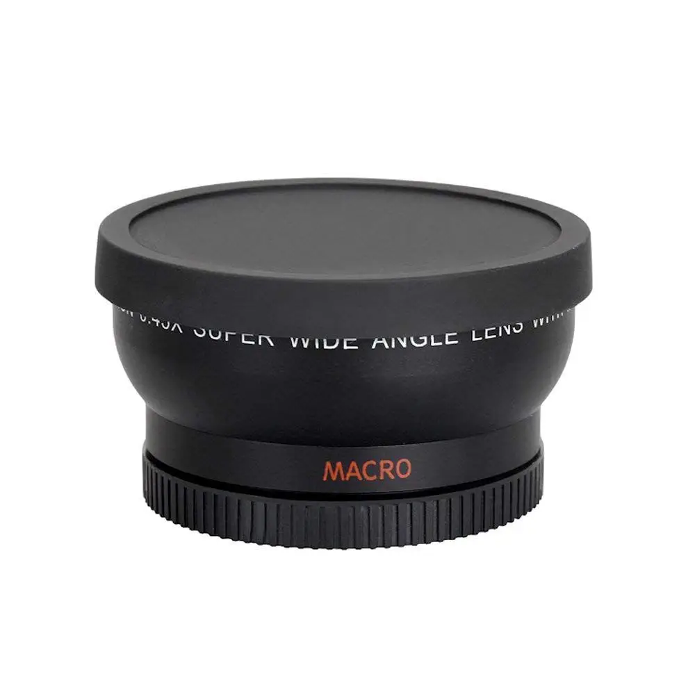 

58MM Wide Angle 0.45x Converter Lens with Macro Close-Up Attachment for Canon EOS Rebel T6s,T6i,SL1,T5,T5i,T4i,T3,T3i,T1i,T2i,
