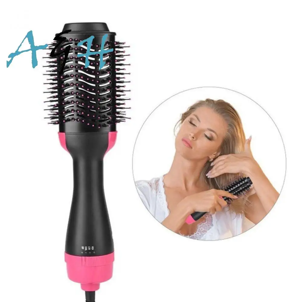 

Hair Dryer Ceramic Electric Blow Dryer Hot Air Styling Brush Negative Ion Generator Hair Straightener Curler Styler