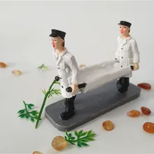 Смоляные умственные песочные украшения стола аксессуары Носилки модель использования для медицинской модели обучения