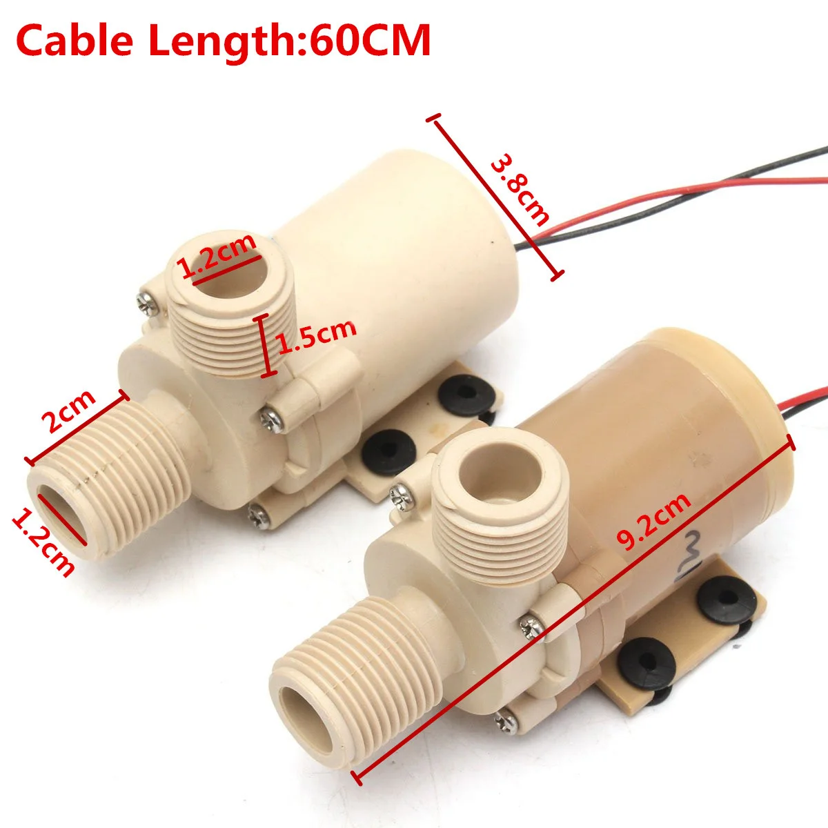 Фото DC 12V/24V 5M Солнечный бесщеточный мотор циркуляции воды водяной насос DC 12V/24V 5M Солнечный бесщеточный мотор циркуляции воды водяной насос