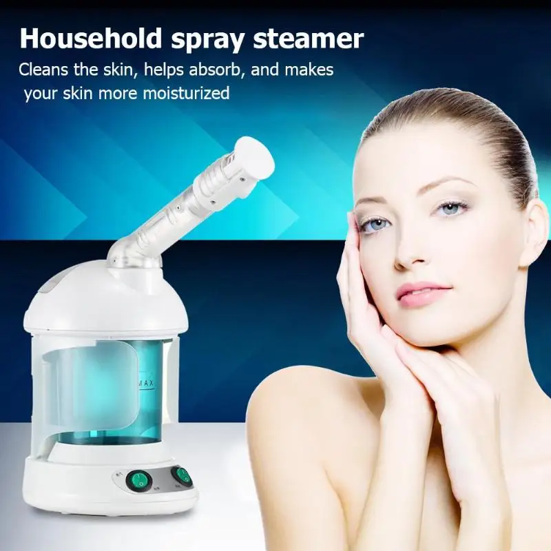

Table Facial Steamer Aromatherapy Mist Sprayer Fogger Facial Spa Moisturizing Whitening Device Skin Care Salon Beauty Equipment