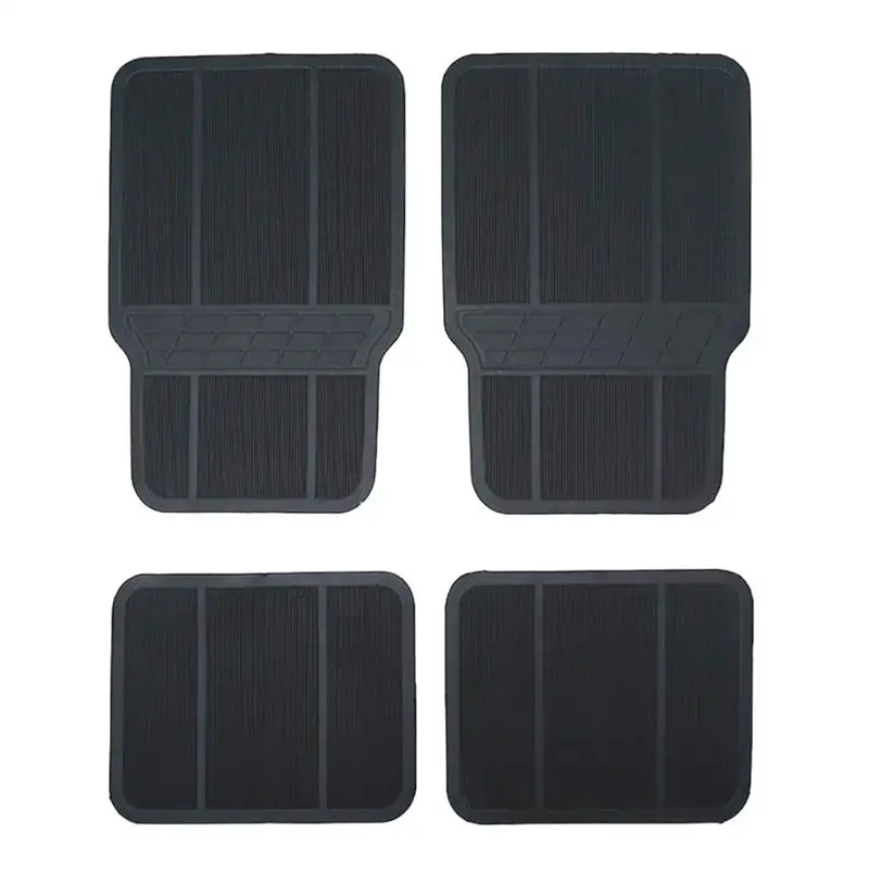 

Versatile Car Anti-slip Mat Foot Pad PVC Soft Comfortable Universal Car Mat Resistant To Dirt Easy To Clean Black Accessories