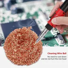 Паяльная станция из нержавеющей стали паяльный Железный кончик паяльника очиститель проволоки очистка шарика TS100 паяльник наконечник