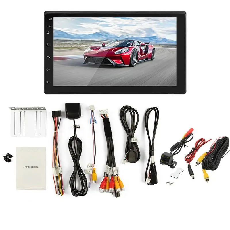 

2 DIN Universal G Player For Android 8.1 16G Memory 7 Inch Touch Screen Button HD Car Bluetooth Mp5 Player