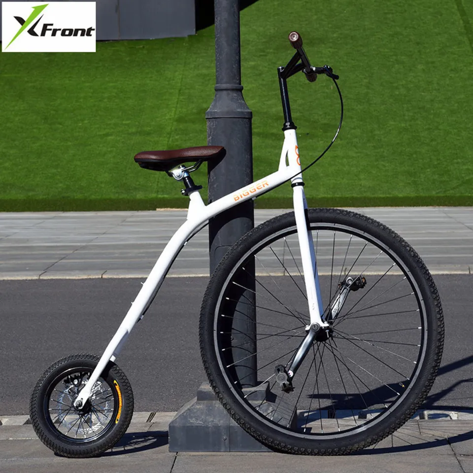 big wheel and small wheel bike