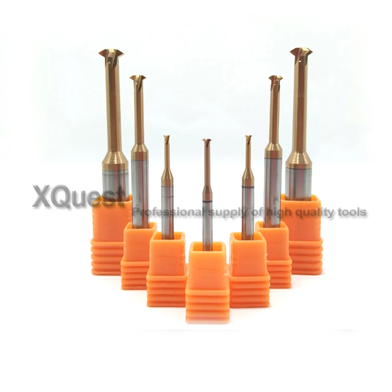 XQuest Tin Solid Carbide Thread Milling Cutter Pith 0.3 - 0.6 0.4 - 0.8 0.5 - 1.0 CNC Single Teeth thread Mill Cutters P 0.75 2
