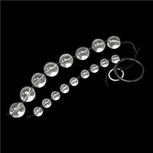 Long Anal Beads Glass Dildo Butt Plug for Beginner Sex Prostate Massage Anal Plug Adult Sex Toys Masturbator for Women Men Gay