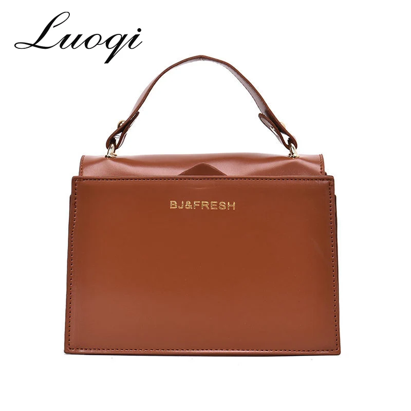 

Fashion PU Leather Women Bag Small Soft Sweet Candy Shoulder Handbag Letter Print Portable Ladies Messenger Bags Bolsa Feminina