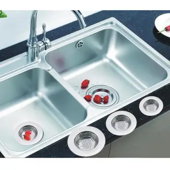 

Stainless Steel Drain Strainer Kitchen Sink Filter Bathroom Hair Catcher