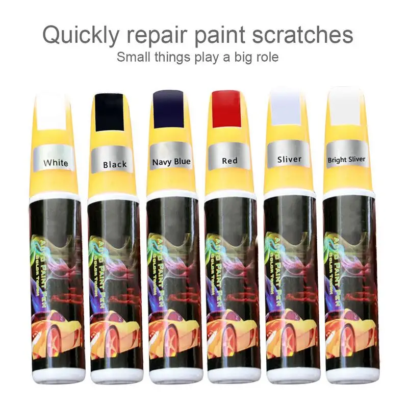 2.05€ |Stylo tactile de réparation de peinture de voiture, stylo de réparation de peinture à rayures, rouge, noir, blanc, argent, gris | AliExpress