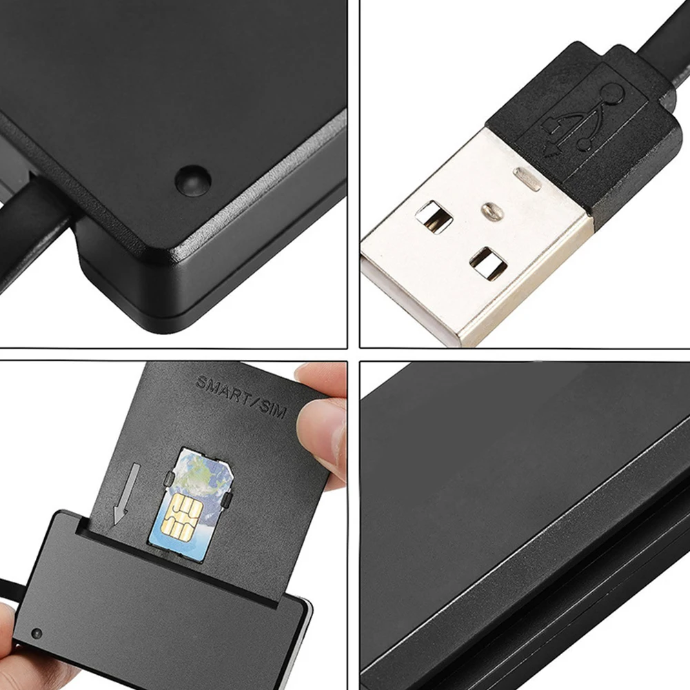 USB 2.0 Single Accessories Card Reader Cloner Connector Laptop Computer Bank Adapter ID Smart Multifunctional Stable Compact USB 2.0 Single Accessories Card Reader Cloner Connector Laptop Computer Bank Adapter ID Smart Multifunctional Stable Compact