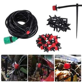 

Water Hose DIY Micro Drip Irrigation System Automatic Garden Sprinkler Watering Kit for Lawn Greenhouse Plants Garden Tools
