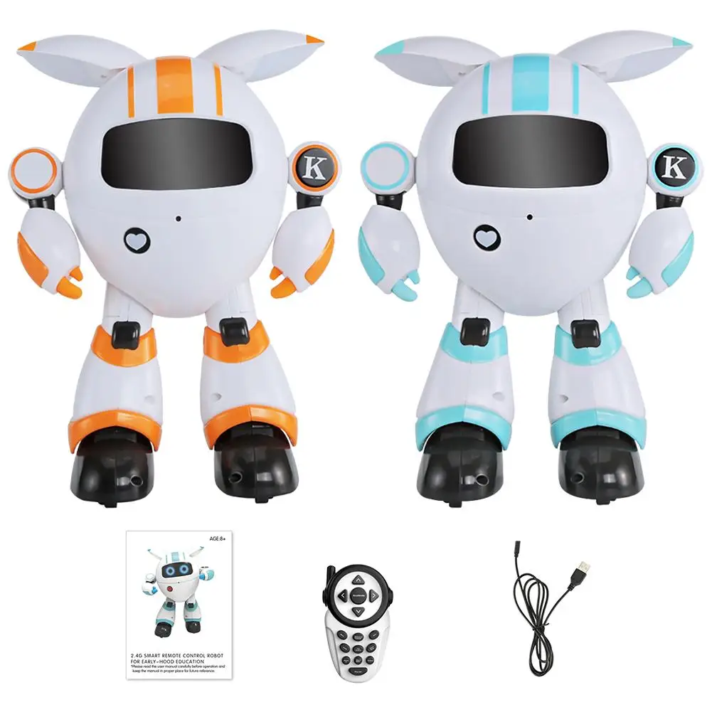 

Remote Control Family Toys Robot 7 Major Functions POP Science For Kids Recording Touch Singing Dancing Puzzle Robot Toys
