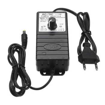 

US Plug / EU Plug 3V-12V 3A/3-24V 2A Power Adapter Adjustable Voltage AC/DC Adapter Switching Power Supply