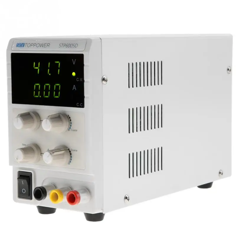 

STP6005D 300W 0-60V 0-5A DC Power Supply 3 LED High Accuracy DC Regulated Voltage Regulator Stabilizer 110/220V Switch