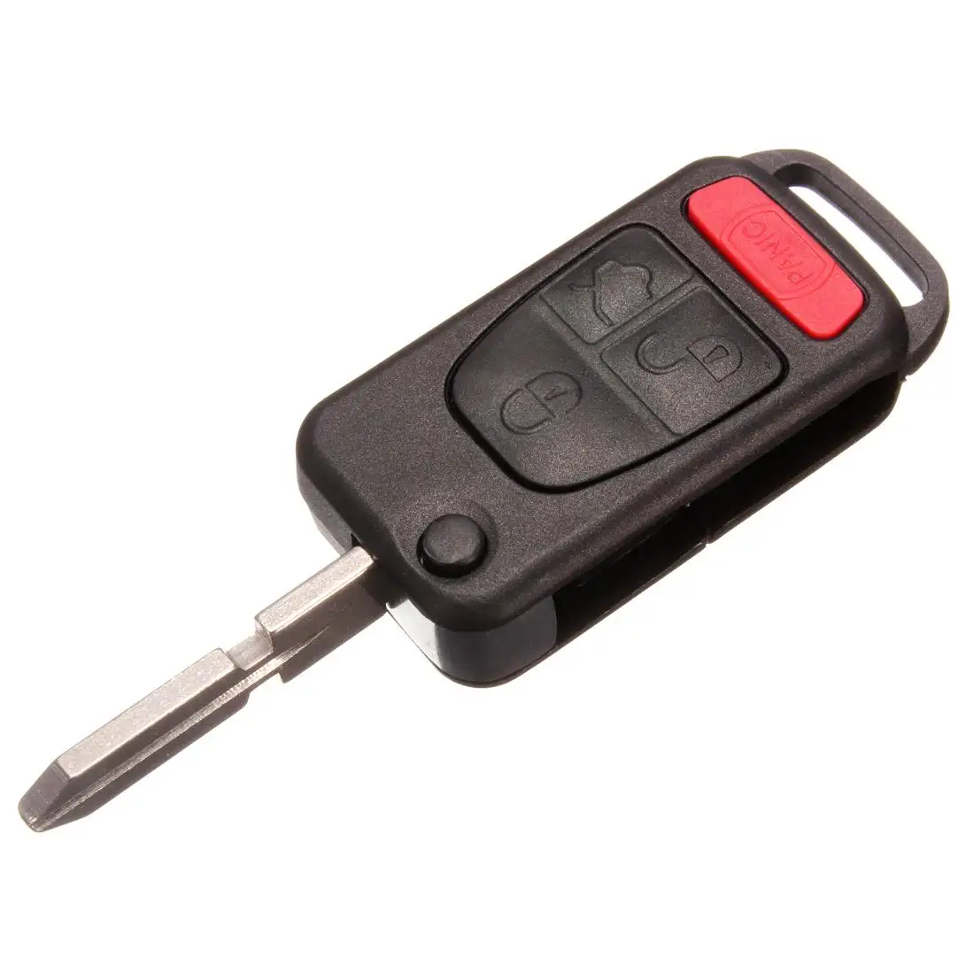 

4 Button Remote Folding Flip Key Shell Uncut Blade For Mercedes-Benz ML SL SLK 1998-2003