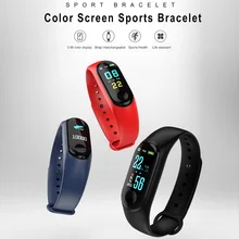 M3 умный Браслет Шагомер Браслет Водонепроницаемый сенсорный экран Bluetooth контроль фитнес для iphone с функцией сердечного ритма