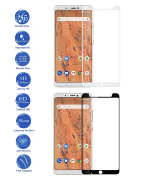 

Tempered Glass Protector Full 3D 9 H for BQ Aquaris X2 Choose Color