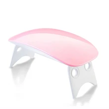 6 W светодиодный лампы для ногтей Фен складной Портативный фототерапии ногтей лампы USB зарядка 30 s 60 s время задержки быстросохнущая Nail Art инструменты