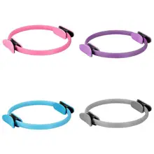 Йога магический круг прочный ПП двойной захват Пилатес кольцо для Тренировка мышц комплект