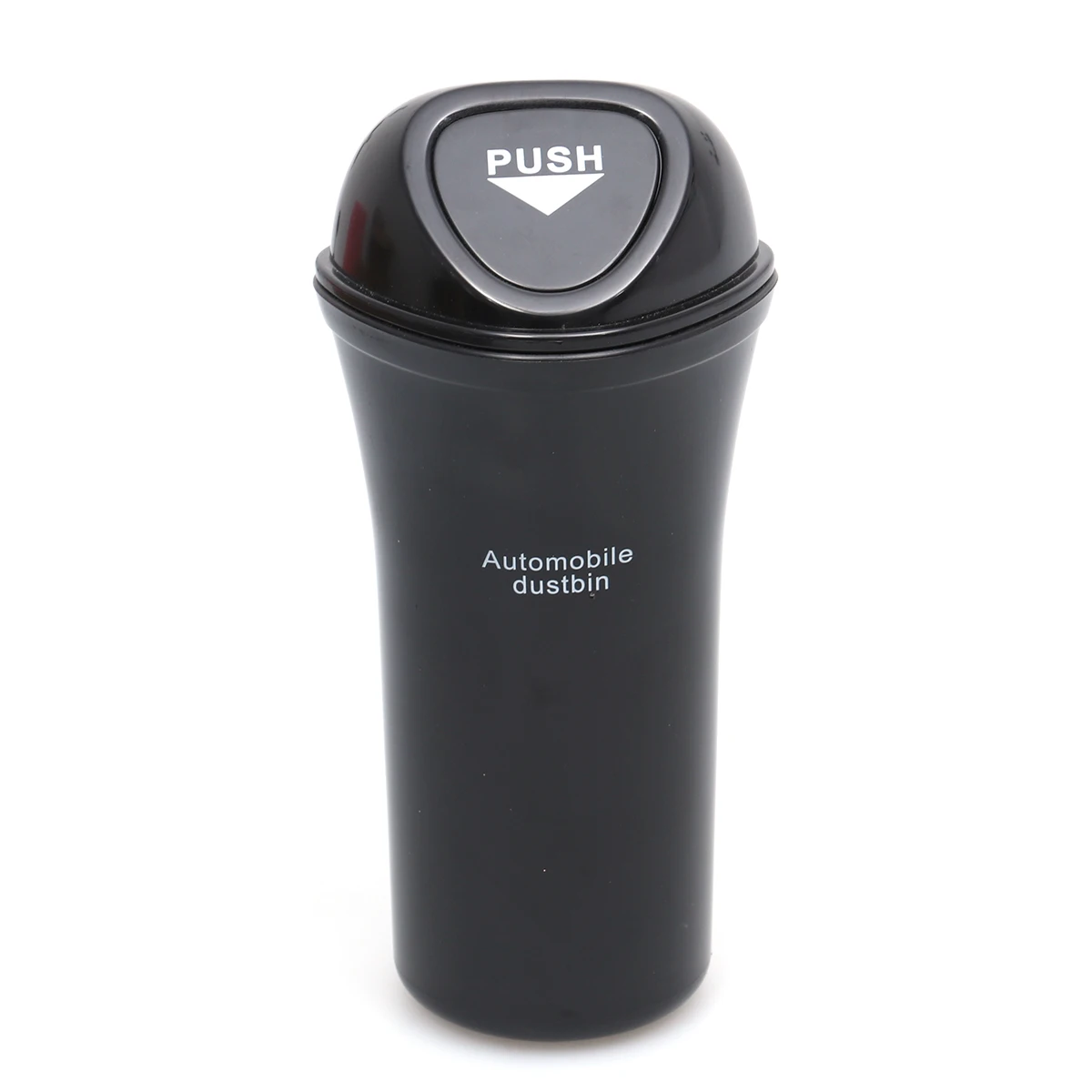 

Portable Mini Automobile Dustbin Car Trash Can Car Organizer Leakproof Vehicle Trash Bin Garbage Can (Black)