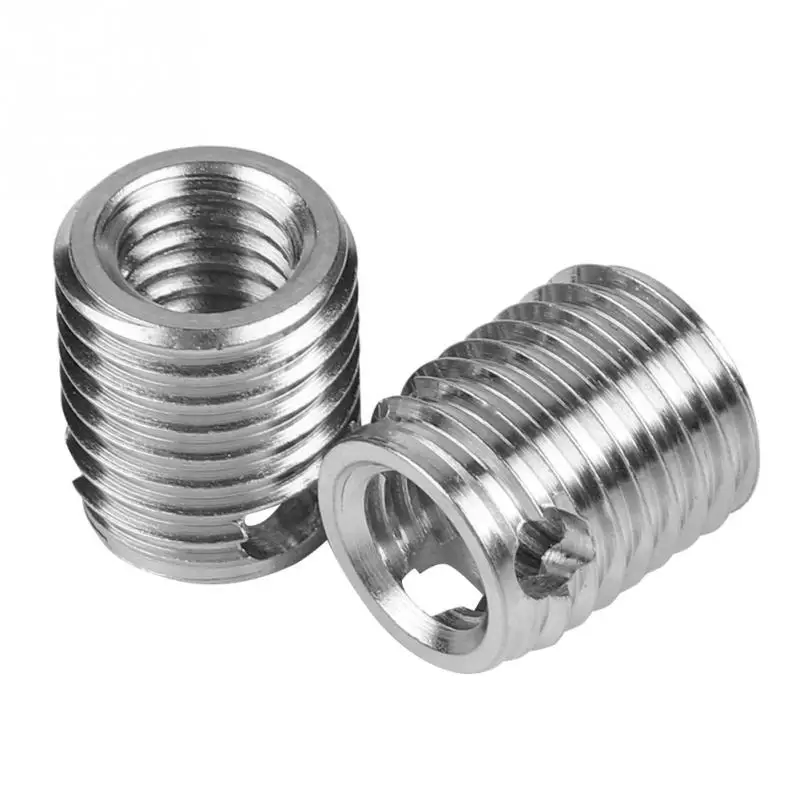 10Pcs/Set Newest SUS303 Stainless Steel Threaded Repair Inserts 308