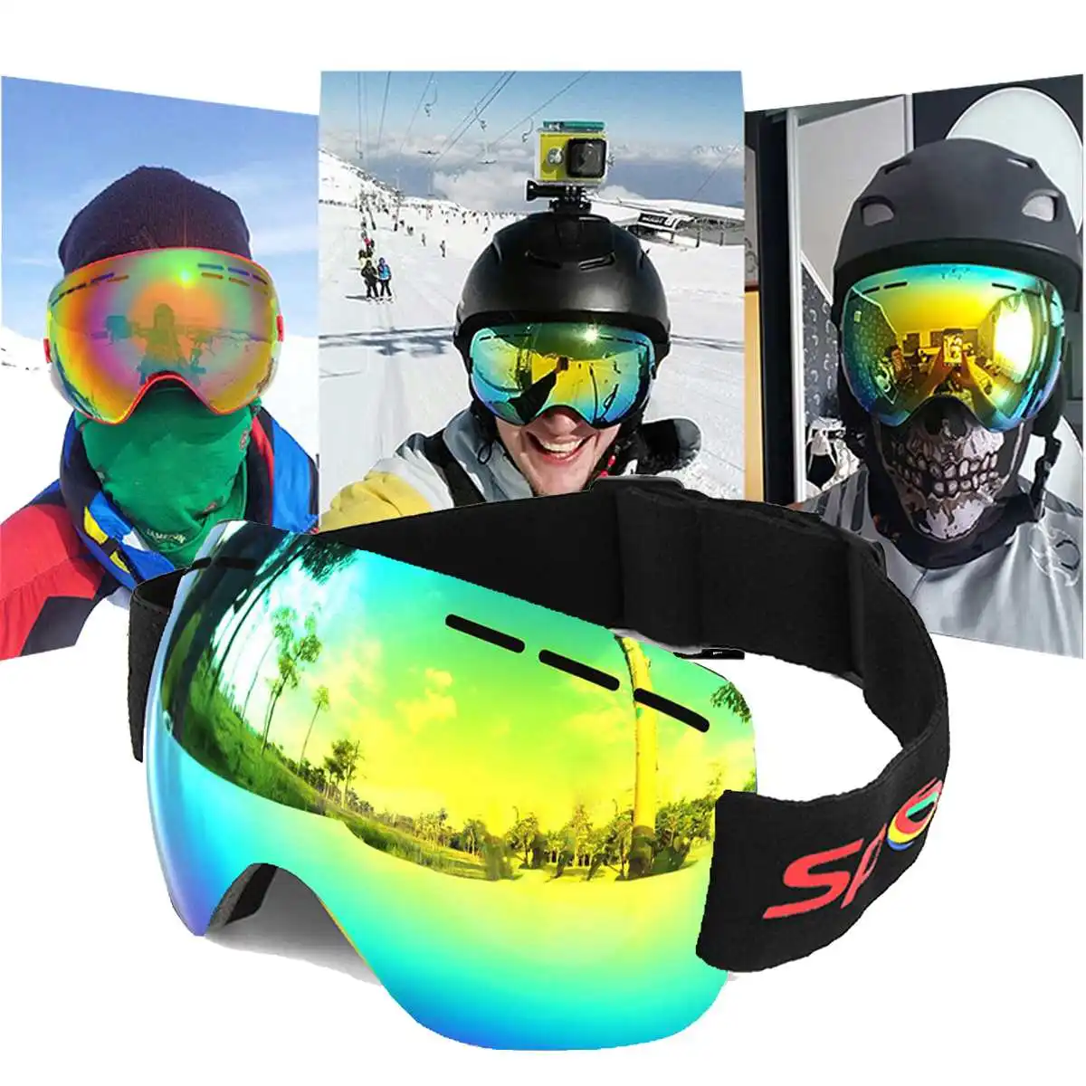 التزلج على الجليد نظارات الرجال للجنسين مزدوجة عدسة مكافحة الضباب الرياح الغبار فوق البنفسجية سنو تزلج الشمس الزجاج نظارات التزلج على الجليد نظارات الرجال للجنسين مزدوجة عدسة مكافحة الضباب الرياح الغبار فوق البنفسجية سنو تزلج الشمس الزجاج نظارات
