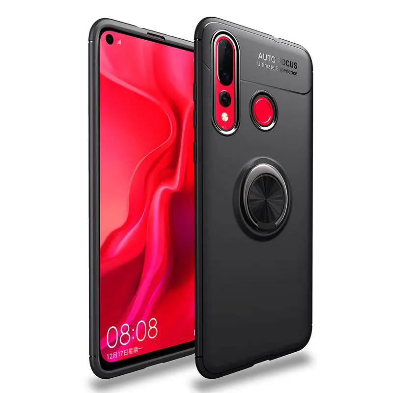 KONGBG чехол для huawei nova 4 силиконовый задняя крышка 3 i Телефон протектор палец кольцо