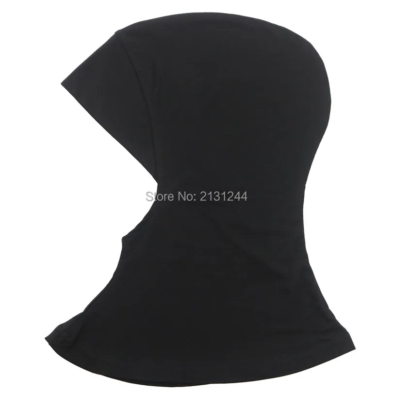 НОВЫЕ шикарные женские хиджаб Modal Исламской Кепки шапки ниндзя шеи крышка мусульманская Underscarf летние Повседневное солидные хиджабы-шарфы