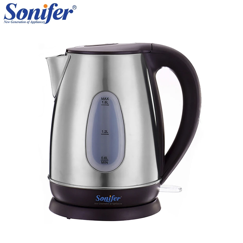 

1.8L Visual Electric Kettle 1850W Household Quick Heating Electric Boiling Pot Sonifer
