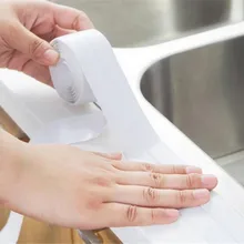 Новые 50 шт Самоклеющиеся Кухонные керамические наклейки водонепроницаемые анти-влаги ПВХ наклейки для ванной стены угловая линия наклейки на раковину 3