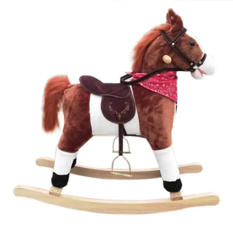 caballo de juguete con movimiento