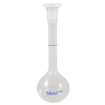 

Chemistry Lab Clear White Plastic Measuring Beakers Flasks 50ml