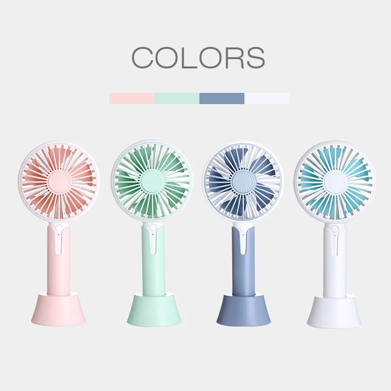 

Portable Hand-Held Desktop USB Mini Fan Cooling 3 Speeds Rechargeable Air Cooler Office Desk USB Fan Quiet Travel Cooling Fan
