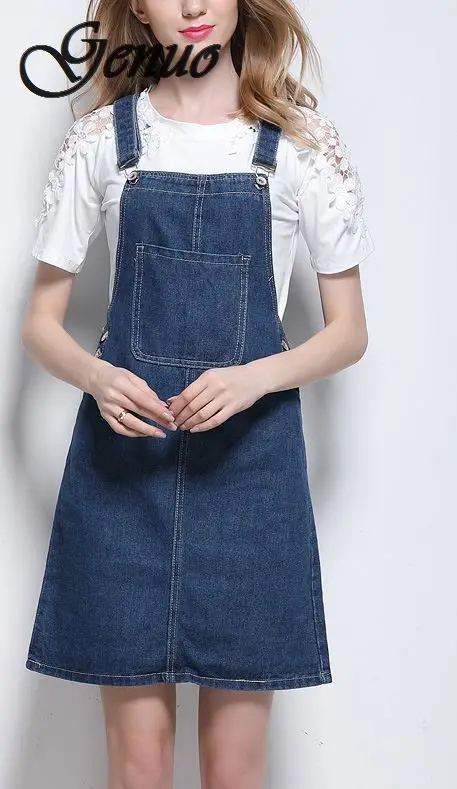 2019 Denim Summer Dresses For Women Spaghetti Strap Jeans Dress Sleeveless Big Size Party Dress Fashion New Midi Sundress S-4XL