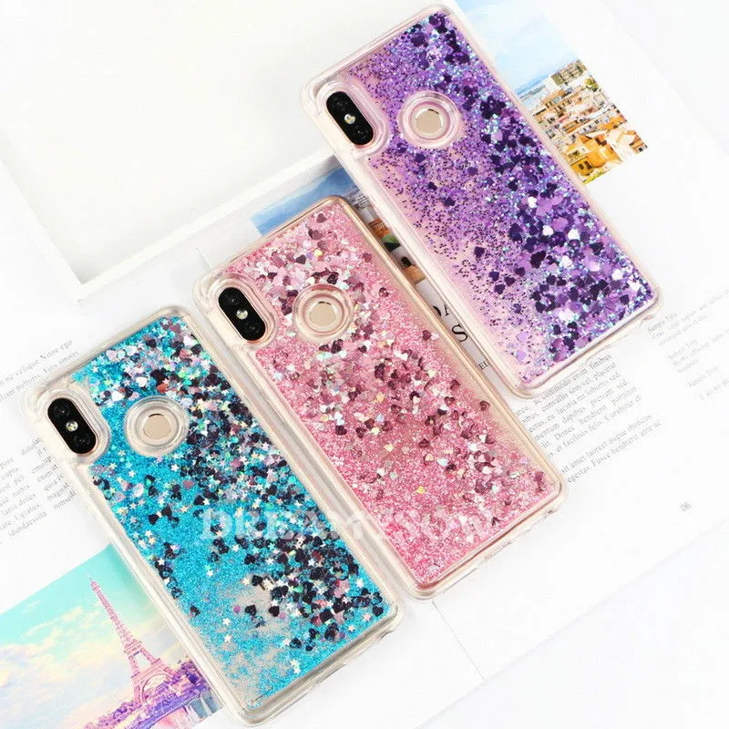 

Glitter Liquid Quicksand Water Case For Redmi K20 7 Note 7 5 6 Pro 4X S2 5APrime 5Plus Shine Cover For Xiaomi Mi9T 8lite F1 Case