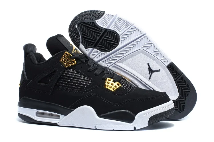 Free shipping Jordan Air Retro 4 IV Basketball Shoes Low help Sneakers White / Blue Men's Basketball Shoes Jordan 4