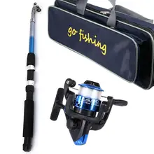 Детский Рыболовный набор для начинающих, Рыболовная катушка, двойная тормозная Передняя рыболовная удочка, комбинированный легкий из алюминиевого сплава, портативная