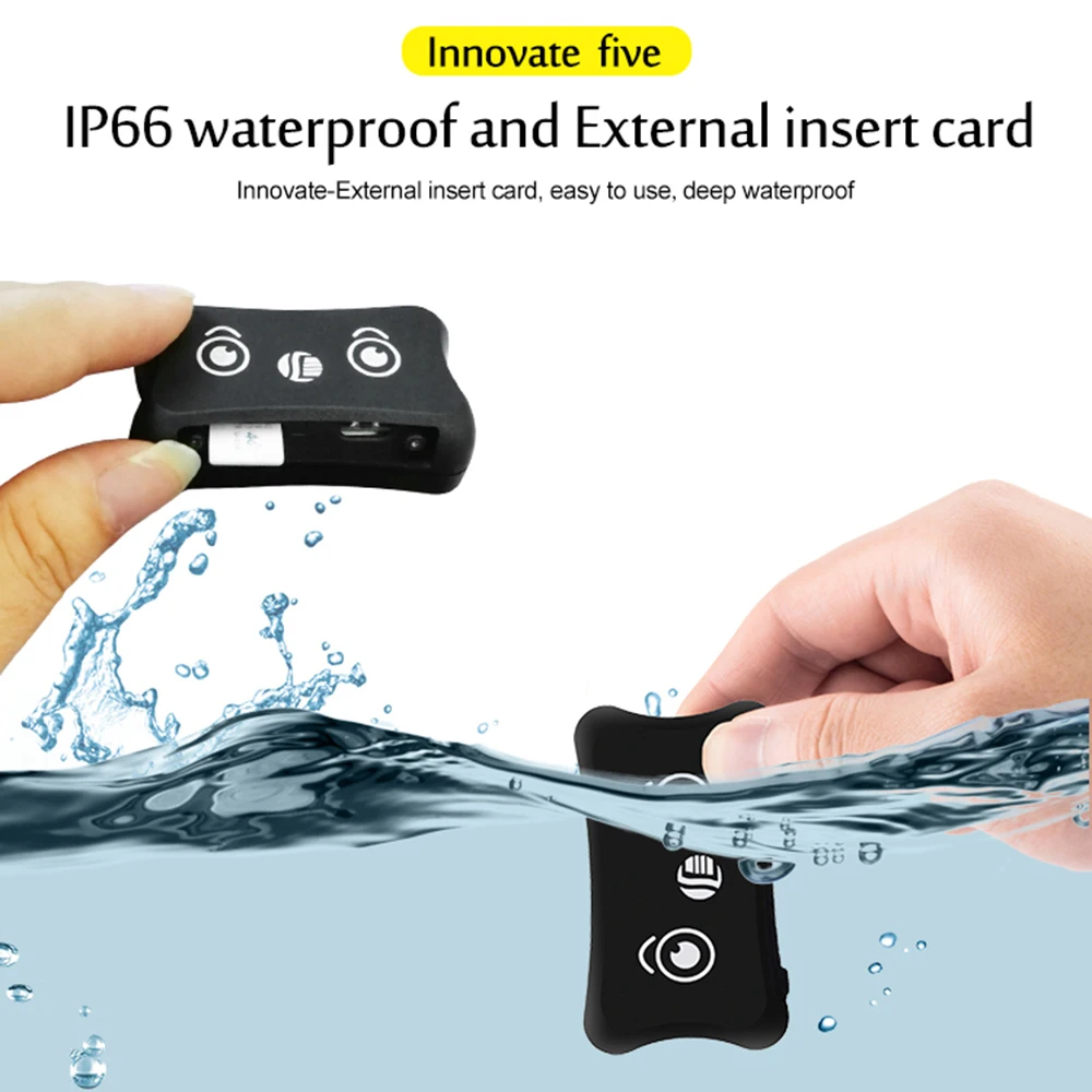 

Pet GPS Tracker Dog Activity Monitor for Android/IOS Phone Waterproof Adjustable Collar for Dogs Pets Car Accessories