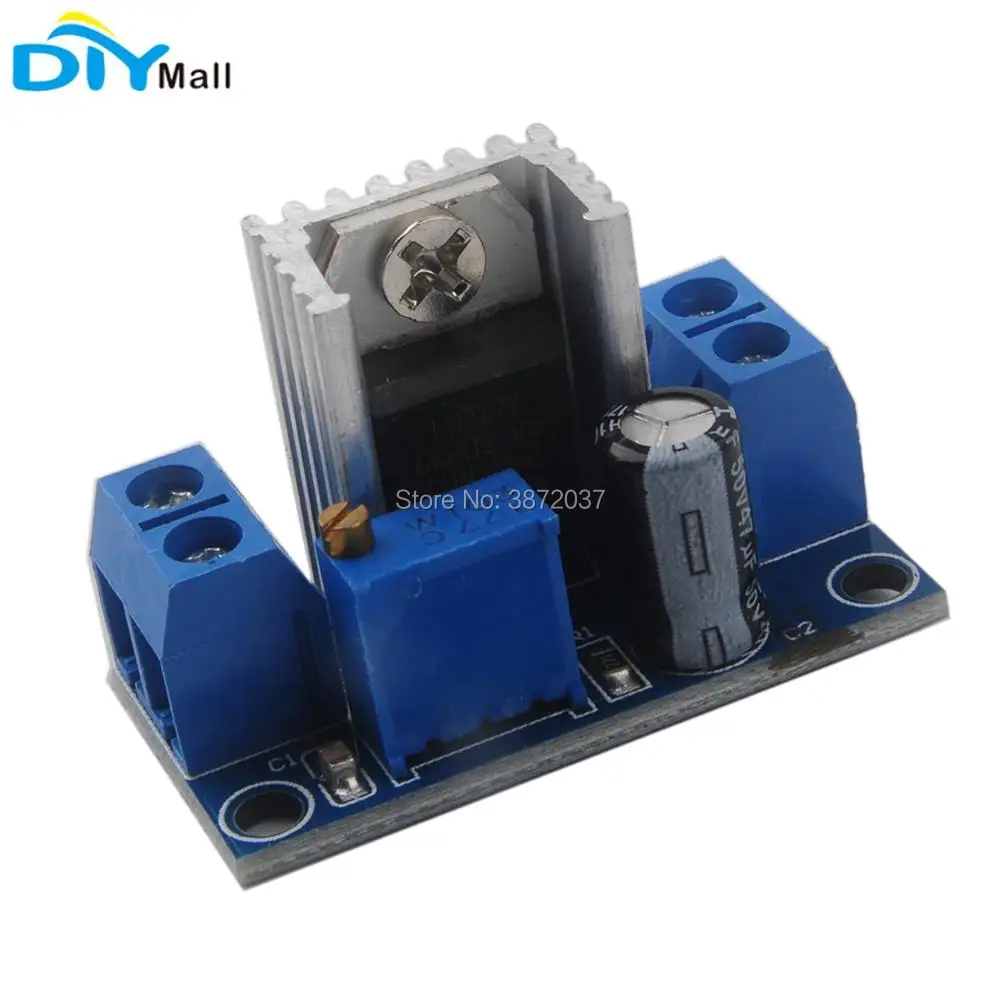 

LM317 DC-DC Buck Step Down Module Linear Adjustable Regulator Converter