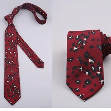 Новинка, галстук с забавным принтом, женский мужской галстук в стиле ретро, красивый шифоновый галстук, рубашка с цветочным принтом, Повседневная модная индивидуальность, тренд