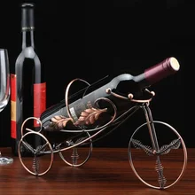 Винтажные трицикл украшения для винных шкафов Творческий хороший трицикл Обхват для вина Декор хранения для дома, кухни, бара украшения аксессуары Gi