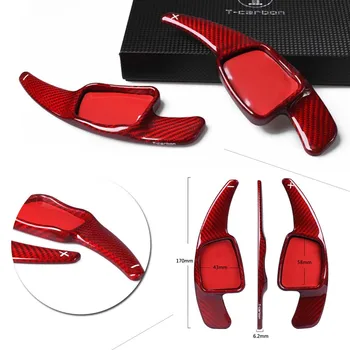 

Real Carbon Fiber Steering Wheel Extension Paddle Shift for Audi A3 A5 S3 S4 Q2 Q5 2017 & TTS A4L Q7 2016-2017 & TT 2015-2017