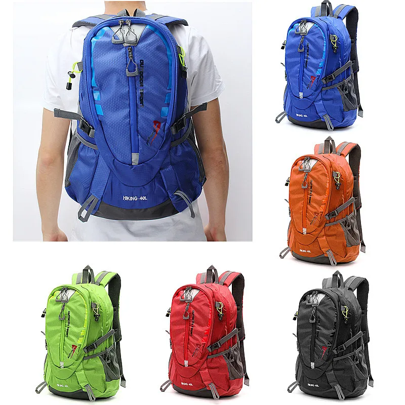

40L Outdoor Tactical Backpack Travel Unisex Waterproof Sport Luggage Nylon Rucksack Sports Large Capacity Hiking Camping Bag