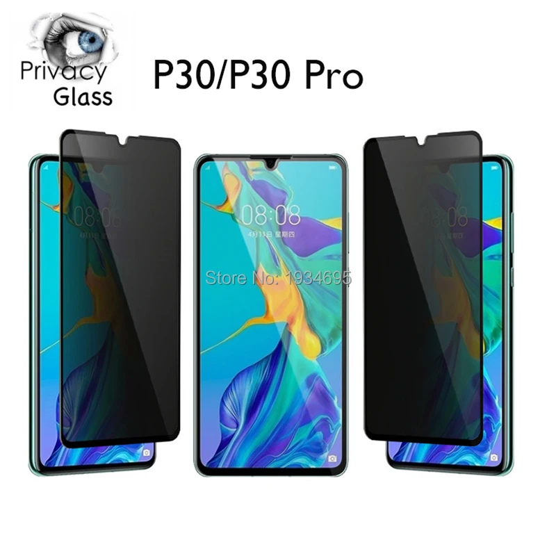 

Huawei P30 Pro Privacy Tempered Glass P30 Pro Anti Glare Explosion-Proof Tempered Glass For Huawei P30 P30 Pro Protective Glass