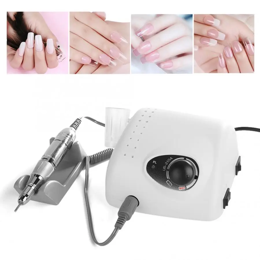 

For Nails 3 Types 15W 30000Rpm Electric Nail Drill Polishing Machine Nail File Bit Manicure Tools US Nails Accessoires