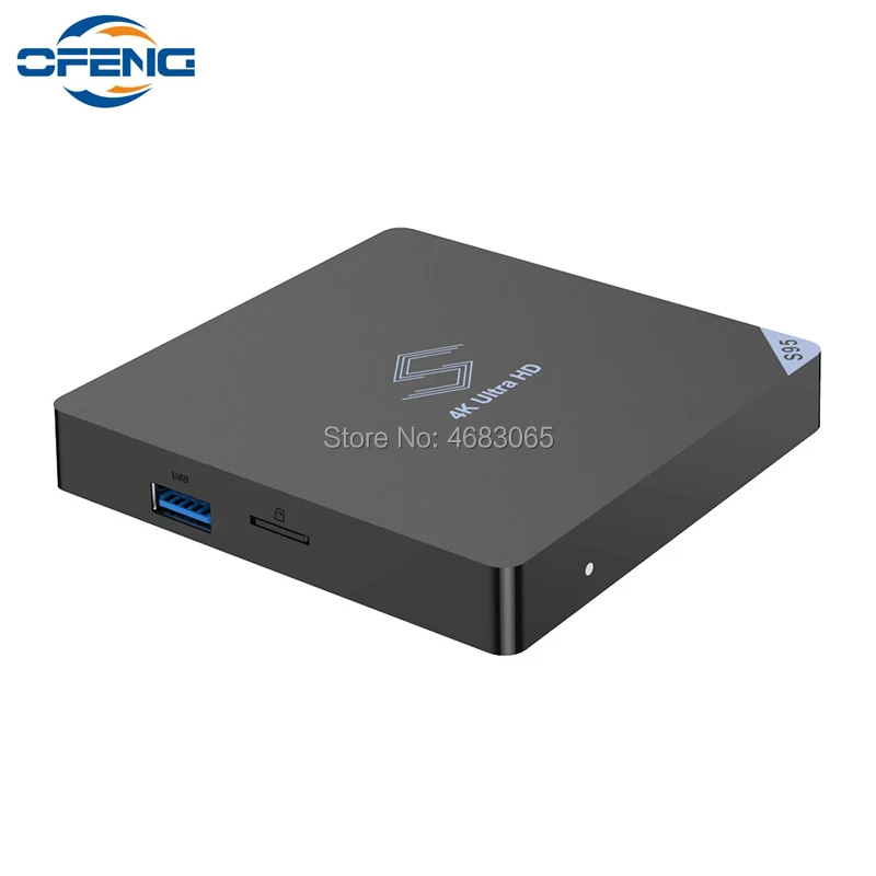 S95 4K HD Android 8 1 TV Box Max S905XII 2 ГБ/4 ГБ 16 ГБ/32 медиаплеер 64 бит Bluetooth 4 0 4/5 ггц WiFi