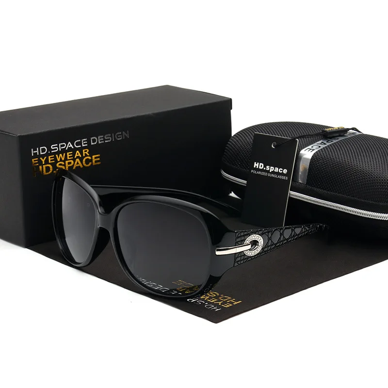 

HD.SPACE 2017 Brand Women's Retro Polarized Sunglasses Driving Mirror Glasses for Women Sun glasses Uv400