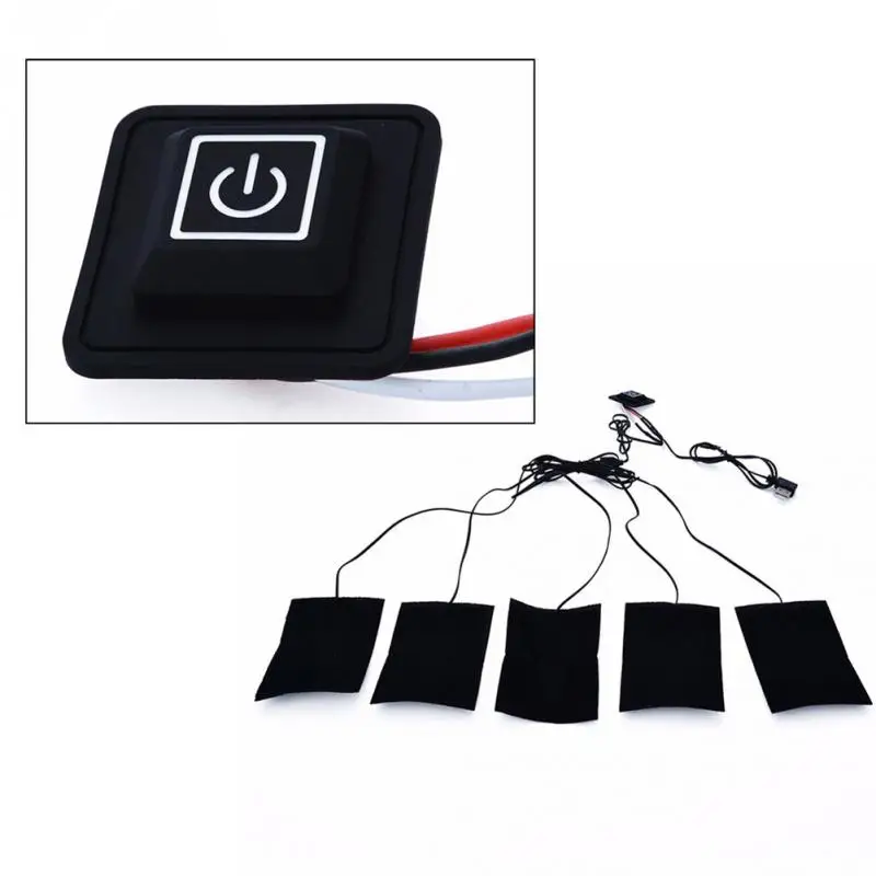 

5V 2A Carbon Fiber Heating Pad Hand Warmer USB Heating Film Electric Winter Infrared Fever Heat Mat