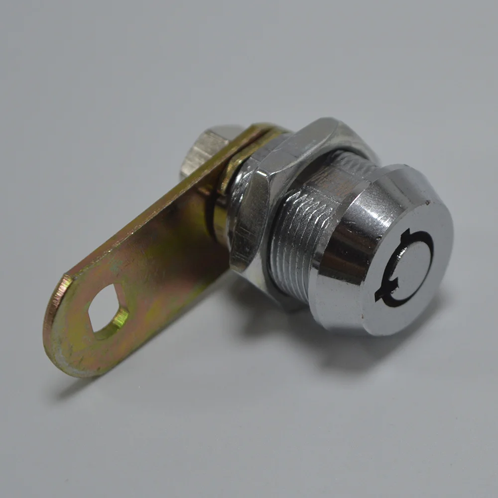 5 pieces 17mm remove key when open keyed differently tubular cam lock